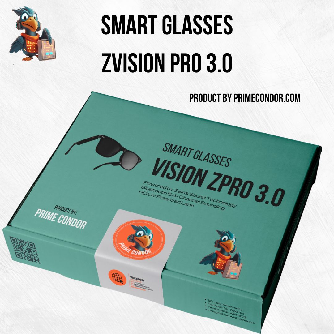 Smart Glasses Vision ZPRO 3.0 - By PrimeCondor